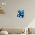 thumbnail image 3 of Jewel Toned Butterfly Colorful Canvas Wall Art by Art Remedy, Gallery Wrapped, 12"x12", 3 of 7