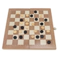 thumbnail image 3 of Juego De Ajedrez De Madera, Concentración Determinada Del Tablero De Ajedrez De Madera Educativo 3 En 1 Para Adultos Para Viajar, 3 of 7