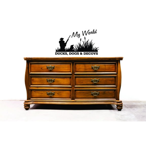 Wall Design Pieces My World Ducks, Dogs & Decoys 10x20 Inches