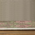thumbnail image 3 of Aster Turkish Area Rug, Earth Tones Flower Petals Autumn Classic Flourishing Mother Nature Design, Soft Carpet for Living Room Decor with Distressed Look, 5.2' X 7.6', Peacock Green, by Ambesonne, 3 of 4