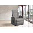 thumbnail image 1 of Topline Home Furnishings Charcoal Grey Lift Chair, 1 of 3