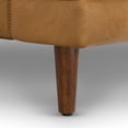 thumbnail image 6 of Livingston 90 inch Wide Mid-Century Modern Sofa in Sienna Top Grain Genuine Leather, 6 of 12