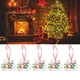 thumbnail image 4 of 3.5x3in Con Colgante De árbol De Navidad Con Anillo De Cinta, Adorno De Navidad, Para Llave De árbol De Navidad ANGGREK FF3115, 4 of 8