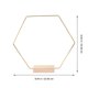 thumbnail image 2 of unbranded 2Jgo Metálicos Dorados Con Base De Madera Para Centros De Y Guirnaldas DIY, 2 of 8