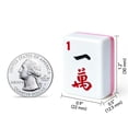 thumbnail image 2 of Complete American Mahjong Game Set: 166 Pink Tiles (1.2" Thick), 3 Dice & Blue PVC Carrying Bag - Perfect for Game Nights and Gifts, 2 of 6