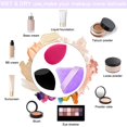 thumbnail image 4 of 6+6 Professional Makeup Sponge Set,2.76 inch Portable Soft Sponge Setting Face Puffs,Multicolor Makeup Blending Sponge Cosmetic Applicator for Loose Powder,Liquid,Facial Makeup Tools（Pink), 4 of 8