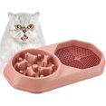 thumbnail image 1 of Cuenco para perros de alimentación lenta y almohadilla para lamer rosa dos en uno - Dispositivo de alimentación lenta para prevenir la asfixia, mejorar el estado físico, mejorar el alivio de la a, 1 of 4