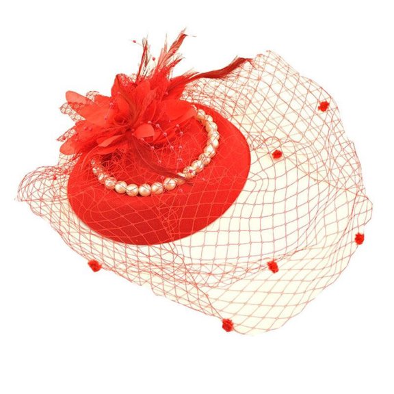 Bride Top Hat Feather Fascinator Hat For Women Weddings Fascinators For Women Elegant Feather Veil Headdress Hair Accessories