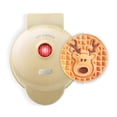 thumbnail image 1 of Dash Reneer Mini Waffle Maker: Waffles Festivos para el Desayuno, Plancha para Waffles Antiadherente de 4 Pulgadas, 1 of 1