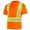 Orange, variant on JORESTECH Hi-Vis X-Back, Short-Sleeved, Two-Toned Work Safety T-Shirt, TS-14 (Yellow, L)