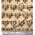 thumbnail image 1 of Soimoi polyester Crepe Fabric Pizza Food Print Fabric by the Yard 42 Inch Wide, 1 of 3