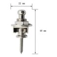 thumbnail image 3 of 30PCS Guitar Strap Lock Buttons Quick Release Guitar Strap Buttons, 3 of 5