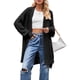 thumbnail image 2 of Cárdigan de Mujer, Estilo Oversize, Abierto por Delante Negro S, 2 of 10