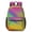 Black-3, variant on 17 Inch Lightweight Backpack,PVC Waterproof Oxford Fabric, Ergonomically Designed, with Large Capacity, Vibrant Rainbow Print