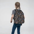 thumbnail image 5 of Naloa Mushrooms Print Lightweight DayBackpack Suitable for school, work, shopping, travel, etc., 5 of 5