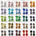 thumbnail image 3 of GKNET Imitation Austrian Crystal Beads Grade AAA Faceted Bicone 3mm/6mm for Jewelry-Orange-3mm (100pc/bag), 3 of 6