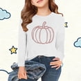 thumbnail image 1 of Blusas y camisas de cuello redondo y manga larga para niños Camisas estampadas de manga larga para Acción de Gracias Camisas lindas de cuello redondo Blusas casuales elegantes Ropa Camisas de cuello r, 1 of 5