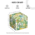 thumbnail image 2 of Tissue Box Cover, Yellow Cute Parrot Plant Flower Leather Tissue Box Holder - Tissue Case Facial Paper Organizer for Bathroom, Vanity Countertop, Tabletop, Car, Night Stands, 2 of 7