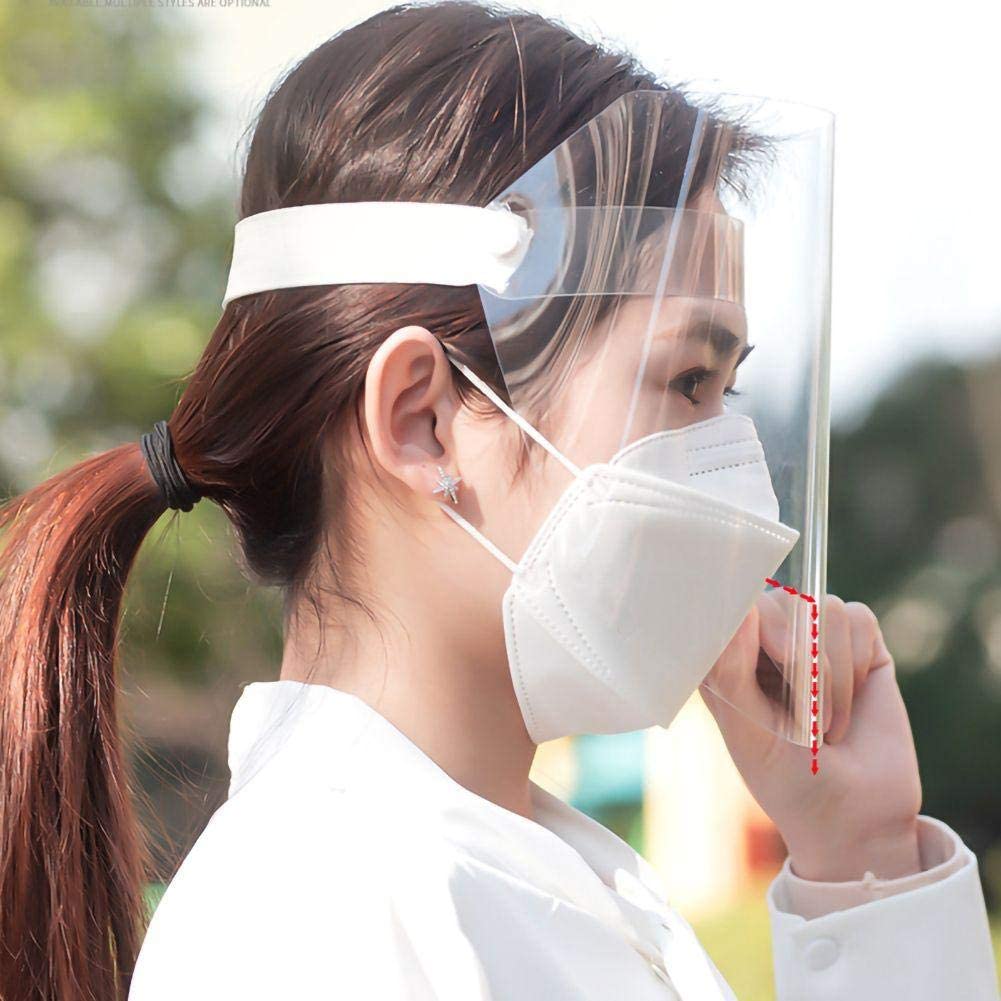 Face Mask Antifog Empty Top Cap Frame Protective Plastic Film