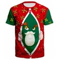 thumbnail image 1 of LUOGENLI T-shirts pour Homme pour Hommes Noël T-Shirt à Manches Courtes à Col Rond pour Hommes et Femmes T-shirts pour Hommes T-shirts Graphiques Pâques T-shirts pour Hommes T-shirts Graphiques Pêche la Saint-Patrick Vert Pâle L, 1 of 2