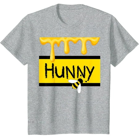 

Hunny (Honey) Jar Simulating Youth T-Shirt for Boy Girl Kids Toddler Sport Grey Color Size 2T