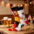 thumbnail image 2 of Levmjia Crew Socks Women Beer Printed Mid Calf Socks Soft Breathable Fashion Socks Casual Socks Party Holiday Daily Outdoor Street Wear, 2 of 5