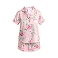 thumbnail image 3 of Joyspun Women’s and Women’s Plus Bridal Satin Shortie Pajama Set, Sizes XS to 3X, 3 of 5