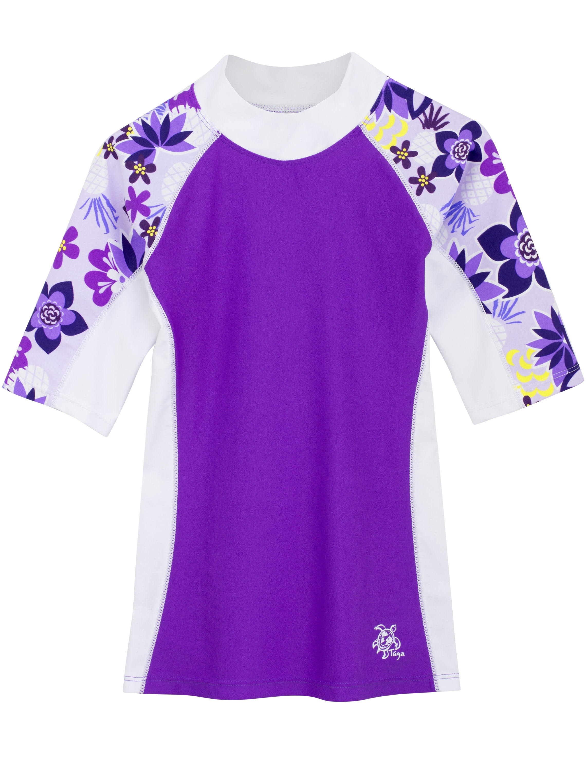 Tuga Kids Custom//Personalized Short Sleeve Rash Guard UPF 50 Sun Protection