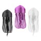 thumbnail image 3 of 3PCS Men Silky Headwrap Pirate Hat Hat - Negro + Blanco + Púrpura, Negro + Blanco + Morado Hugo Mujer Hombre Durag Sombreros, 3 of 5