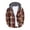 Saffron, variant on Iaqnaocc Flannel Plaid Hoodie Shirts for Men Long Sleeve Button Down Casual Fashion Classic Fall Jackets for Men Black L