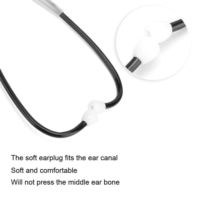 Professional Single Head Stethoscope Aluminium Alloy Heart Lung Detection Echoscope
