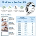 thumbnail image 5 of Fidget Rings Spinner Ring for Women - Spinning Anxiety Ring for Men - Wedding Band 925 Sterling Silver Platinum Plated Celtic Statement Boho Jewelry Filigree Size 9 Birthday Christmas Gifts, 5 of 8