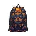 thumbnail image 2 of Rateoe Dreamy Jester Under Stars Pattern Canvas College Laptop Backpack,Travel Daypack,Durable Rucksack Travel Notebook Bag School Backpack Book Bag for Men Women-Small, 2 of 7