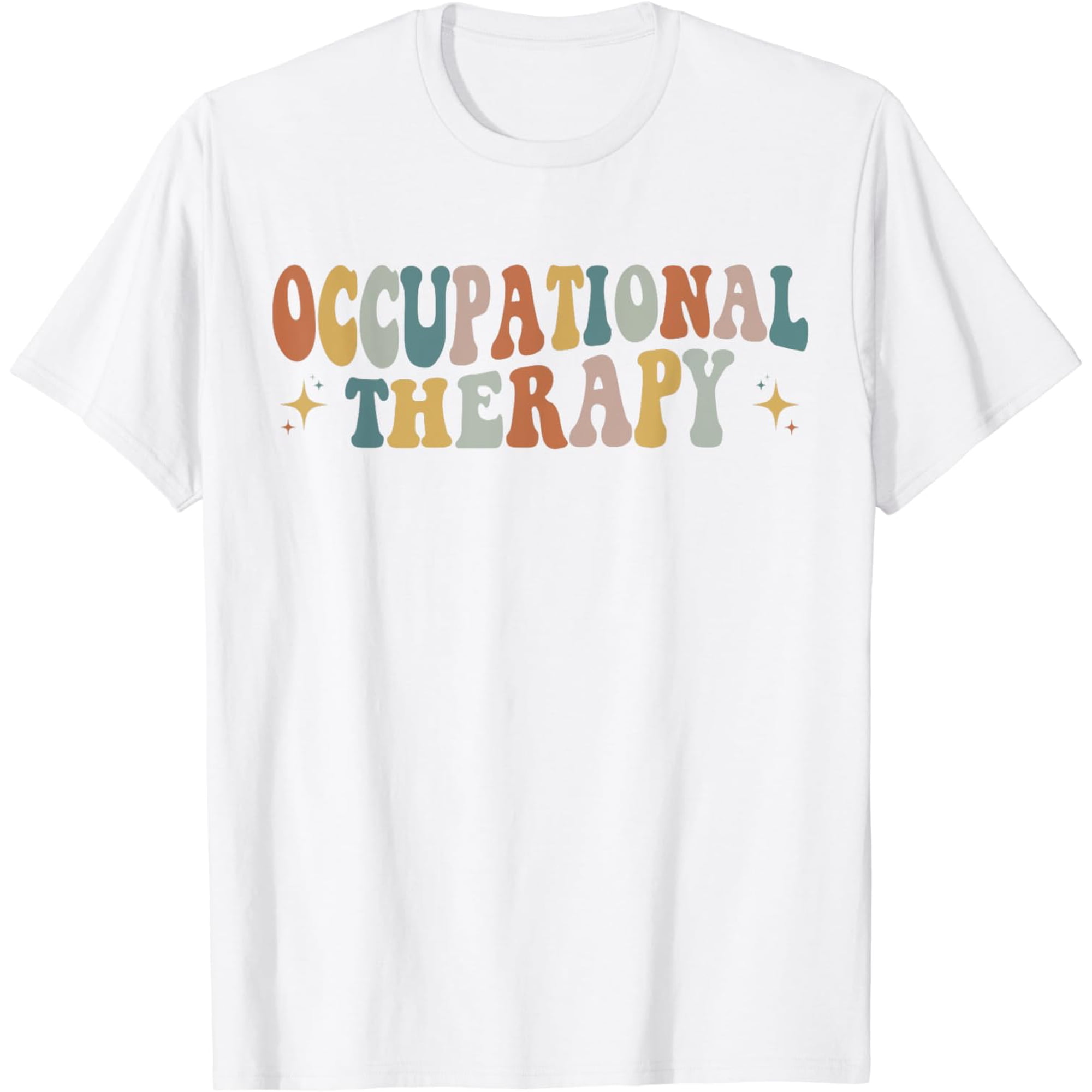 Occupational Therapy -OT Therapist OT Month Groovy Retro T-Shirt