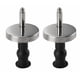 thumbnail image 1 of Bisagras para asiento de inodoro, juego de accesorios de tapa de inodoro de acero inoxidable, kit de herrajes para bisagras universales 1 par Vogacara HA002753-00, 1 of 6