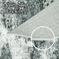 thumbnail image 2 of YOUFORTONG 3x5 Abstract Area Rug Washable Modern Indoor Carpet Non-Slip Rubber Backing Thin Soft Stain Resistant Floor Mat for Living Room Bedroom Dining Room Home Decor,Black, 2 of 7