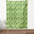thumbnail image 3 of Ambesonne Vegetable Fabric by the Yard Upholstery, Broccoli Pattern Veggies, 5 Yards, Green Pale Green, 3 of 4