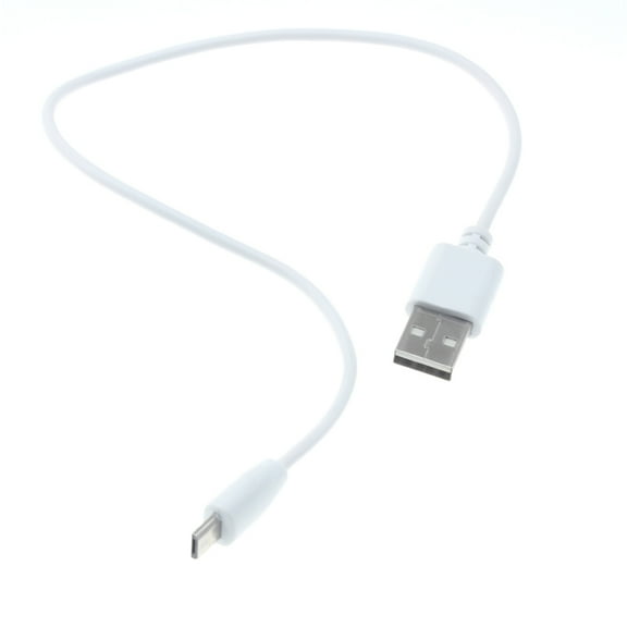 MicroUSB 1ft Short USB Cable for LG Aristo 5 Phones - Charger Cord Power Wire Fast Charge Sync White J8P Compatible With LG Aristo 5 Models