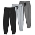 thumbnail image 7 of SMNDY 3 Pack Men's Active Athletic Casual Jogger Running Sweatpants Workout Gym Pants with Pockets, 7 of 7