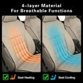 thumbnail image 4 of EKR Custom Fit Gladiator Seat Covers for 2020-2025 Jeep Gladiator (Manual Driver Seats & Rear W/NO Armrest)-Full set Waterproof Faux Leather Seat Cover for Truck (Beige), 4 of 6