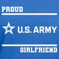 thumbnail image 3 of CafePress - Proud Army Girlfriend White T Shirt - Women's V-Neck Dark T-Shirt, 3 of 4