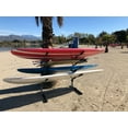 thumbnail image 2 of Sparehand Freestanding Rack Storage for 4 Sups Or Surfboards, tools-Free Assembly, Pebble Silver Finish, 2 of 7