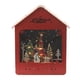 thumbnail image 3 of Casa de pueblo navideña, regalo de Navidad para niños, regalo de cumpleaños, pueblo navideño luminoso Rojo, 3 of 9