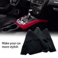thumbnail image 4 of fastboy Car Shift Lever Cover PU Decoration Interior Manual Knob Stick Boot Collar Protector Modification Shifter Gear Accessory Yellow Line, 4 of 8