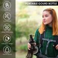 thumbnail image 3 of NUAHRHY Gourd Water Bottle with Lid and Tassel Rope Leakproof Gourd Beverage Container Water Bottle Portable Gourd Sport Water Bottle Natural Travel Water Bottle for Home, 3 of 8
