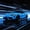 Blue Black, variant on Castle Fairy Neon Sports Car Bed Sheets 4pcs for Teens, Light Trail Race King Sheets for Teen Bedroom, Blue Black