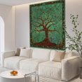 thumbnail image 3 of Gojian Boho Hippie Wall Tapestry for Bedroom Aesthetic, Indian Bohemian Tapestries Art Decor, Vintage Orange Mandala Floral Cool Vertical Wall Hanging for Living Room Dorm, 3 of 6