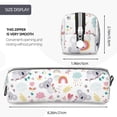 thumbnail image 3 of Cauagu Cute Koala Print Leather Pencil Pen Case - Stationery Bag Portable Stationery Bag Big Capacity Pencil Pouch Cosmetic Organizer Bag for Men & Women, 3 of 7