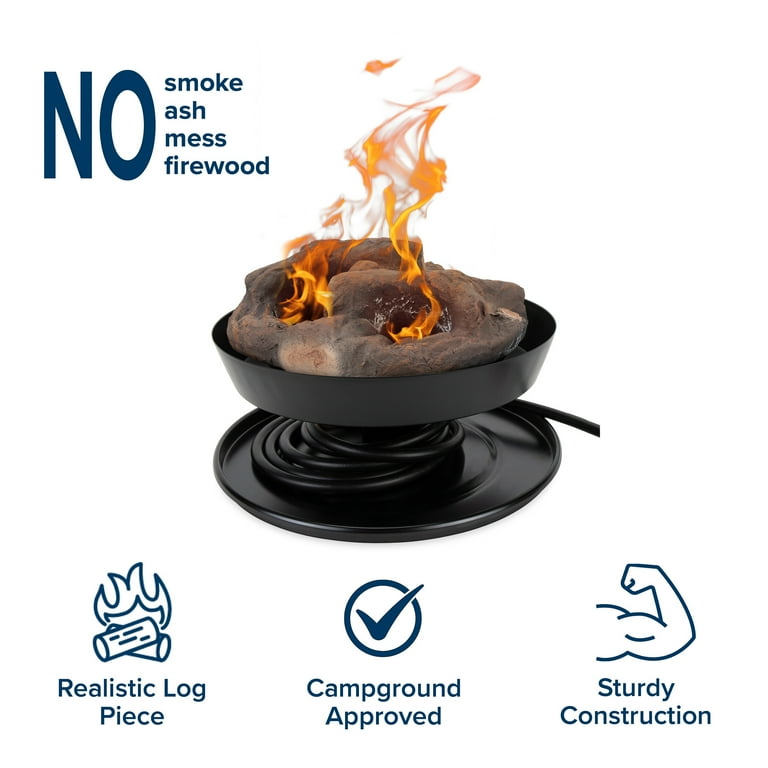 Camco Olympian Big Red Campfire, Approved for RV Campgrounds