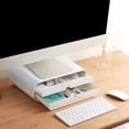thumbnail image 3 of CIYISON Multi-function Desktop Monitor Stand Computer Screen Riser Shelf Plinth Strong Laptop Holder, 3 of 10